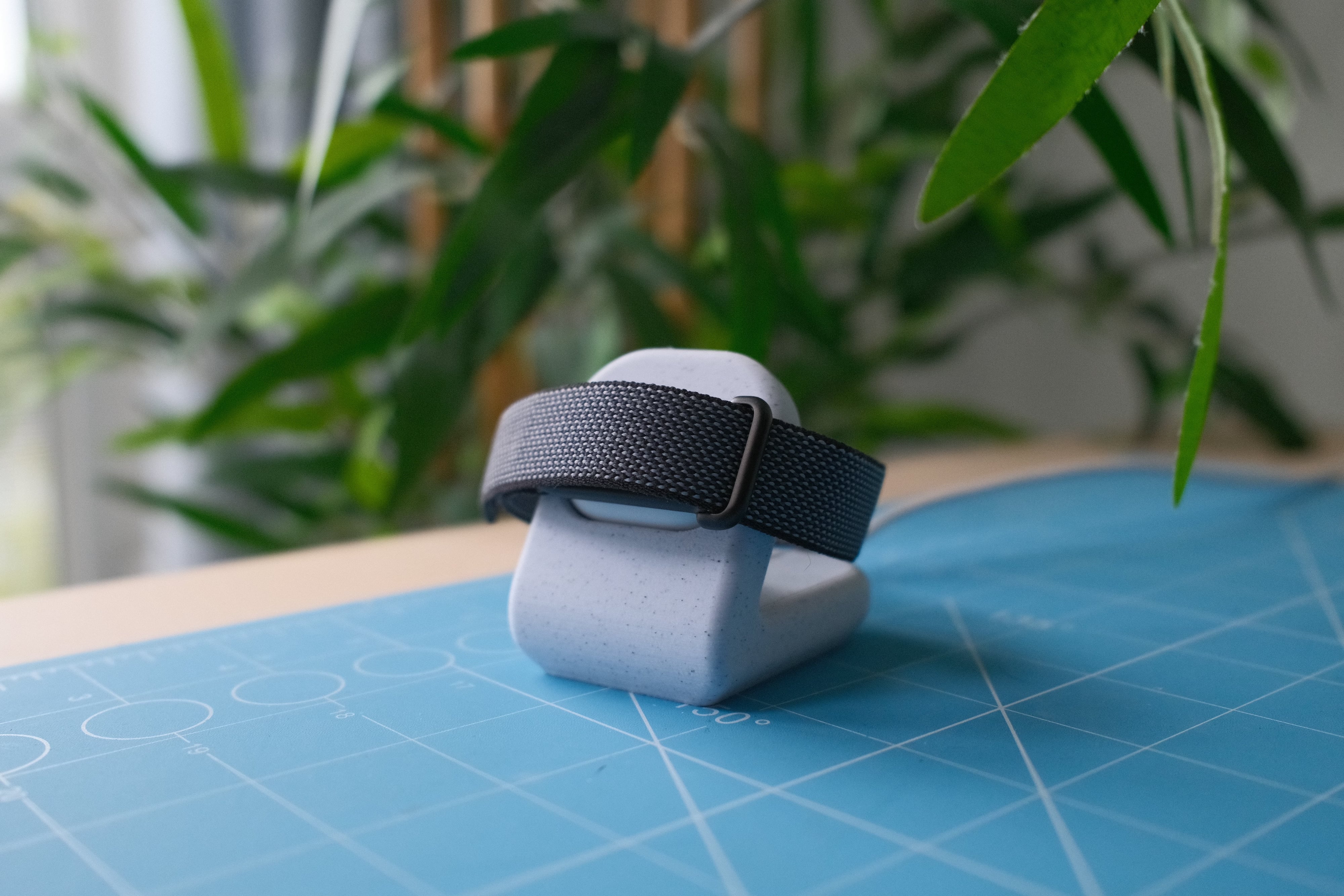 A 3D printed Fitbit Air charging stand I made