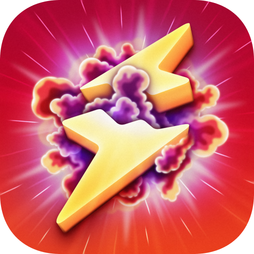 App icon for Amplosion. A broken lightning bolt.